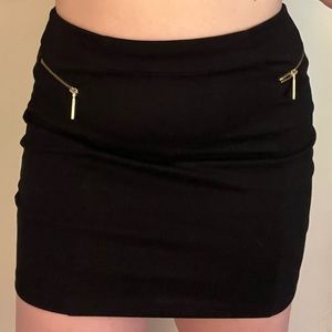 Black Michael Kors Mini Skirt Size 6